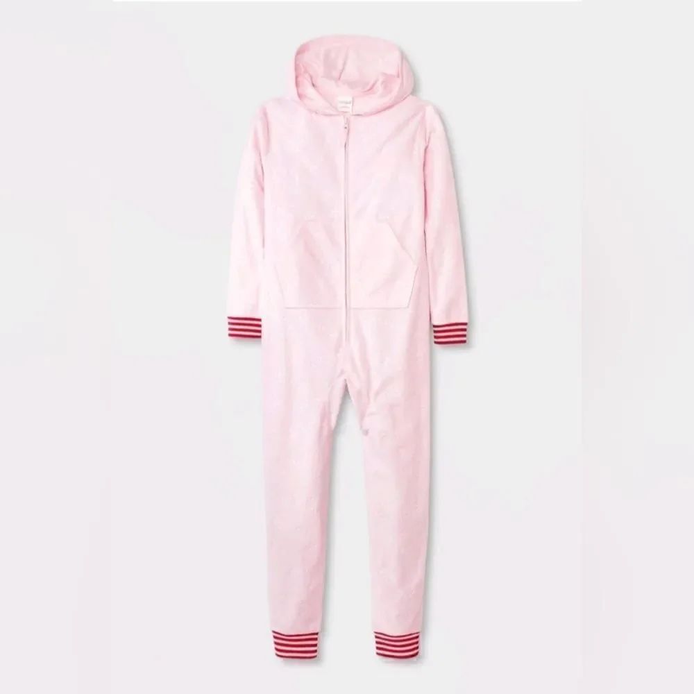 New Girls Christmas Union Suit - Cat & Jack, Pink